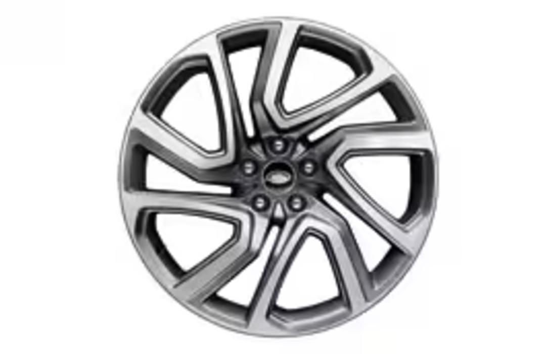 22" Style 5025, Diamond Turned with Light Silver contrast