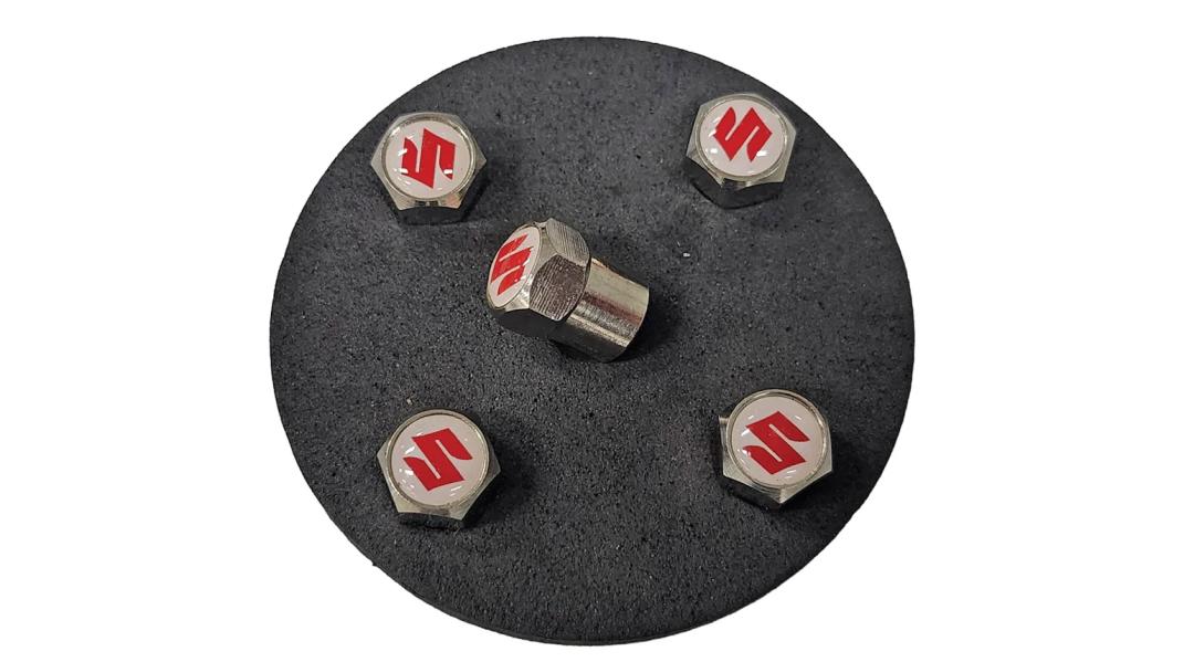 Valve Cap Set - silver (5 piece)