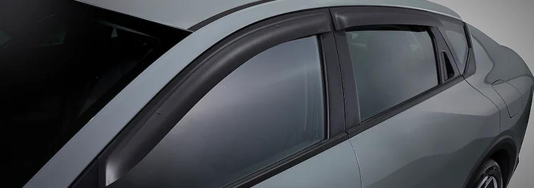 (Sedan) Slimline Weathershield Set - Matte Black