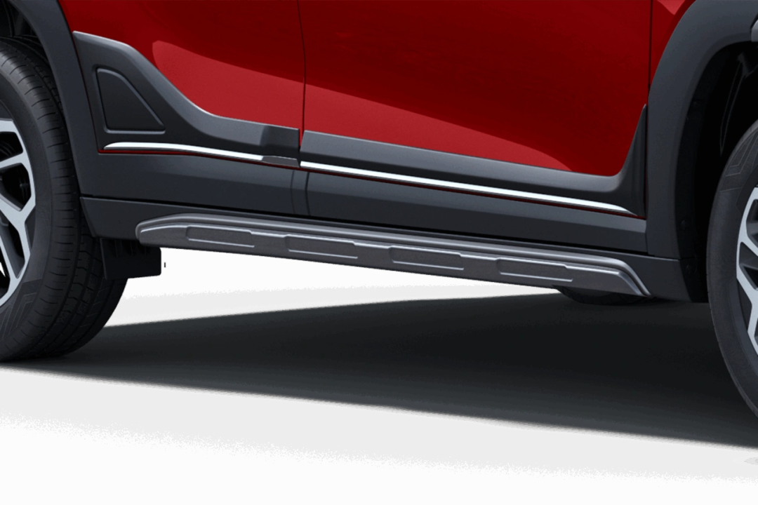 Side Underbody Spoiler Grey & Red