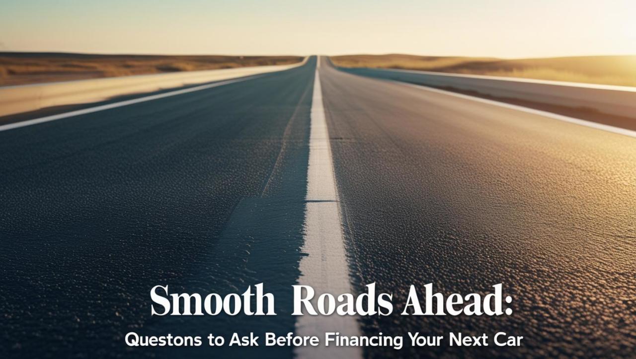 Smooth Roads Ahead: Questions to Ask Before Financing Your Next Car featured image