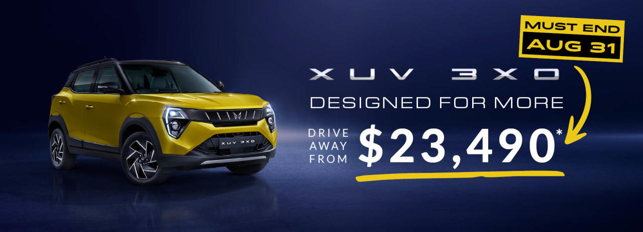Discover the All-New 2025 Mahindra XUV 3XO at Tynan Mahindra Kirrawee featured image