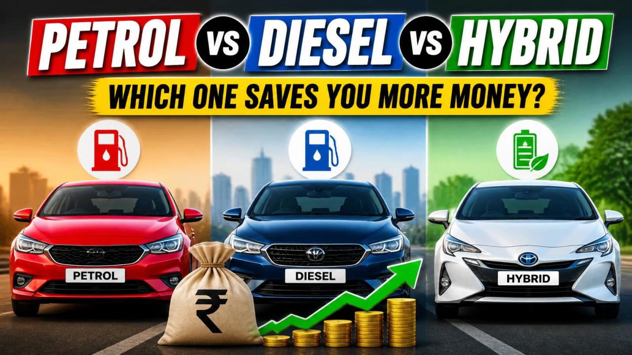 Petrol vs Diesel vs Hybrid: Which One Saves You More Money? featured image