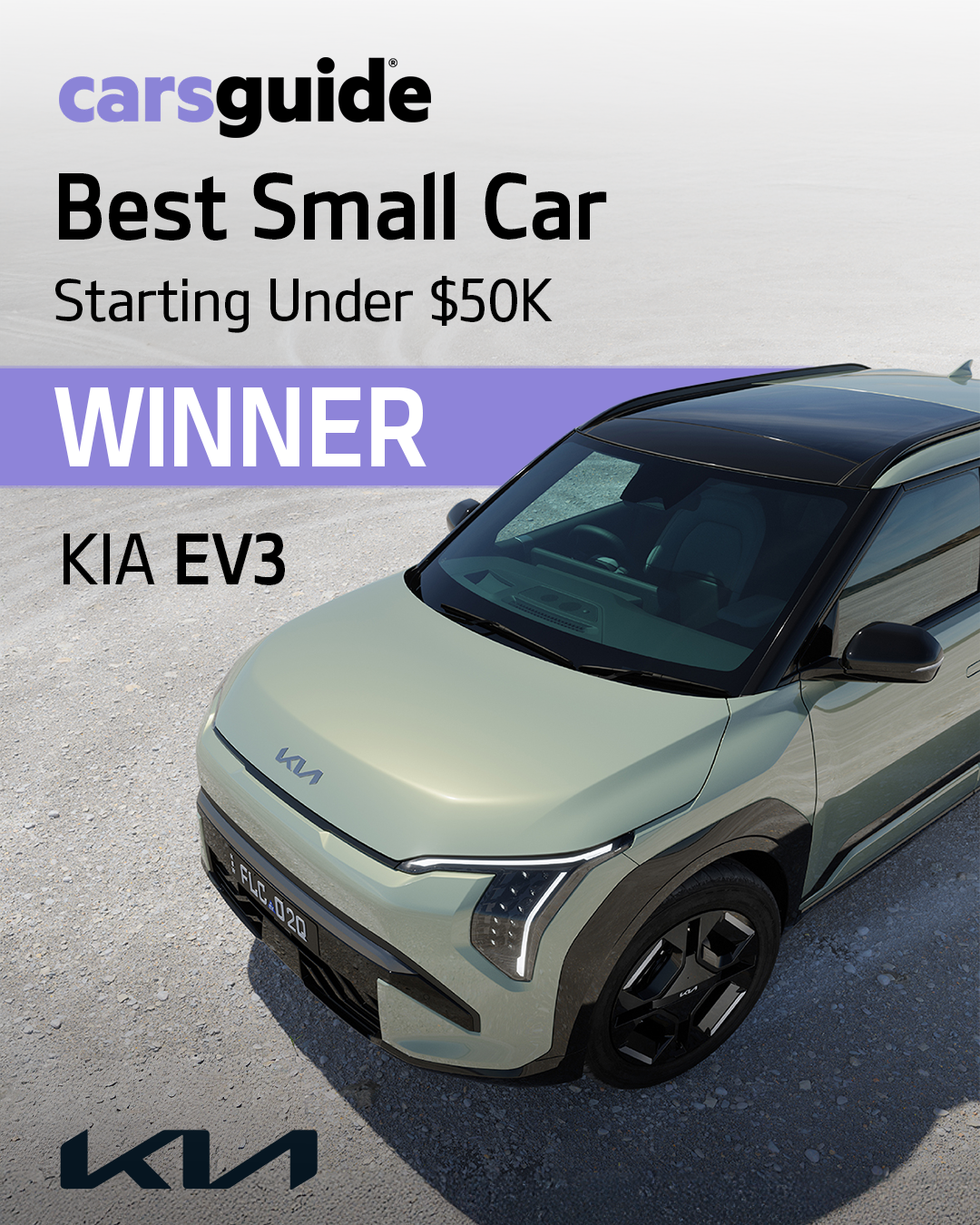 Kia EV3 Wins Best Small Car Under $50K at CarsGuide 2026 Awards featured image