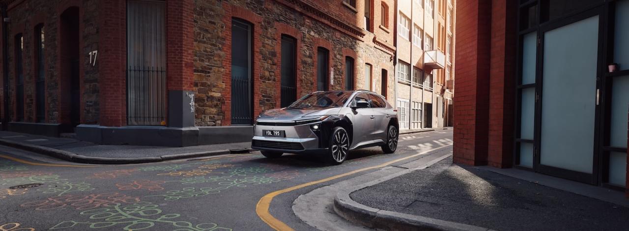 UPGRADED TOYOTA bZ4X BATTERY-ELECTRIC RANGE ARRIVES IN AUSTRALIAN SHOWROOMS featured image