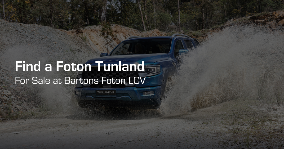 Find a Foton Tunland for Sale at Bartons Foton LCV featured image