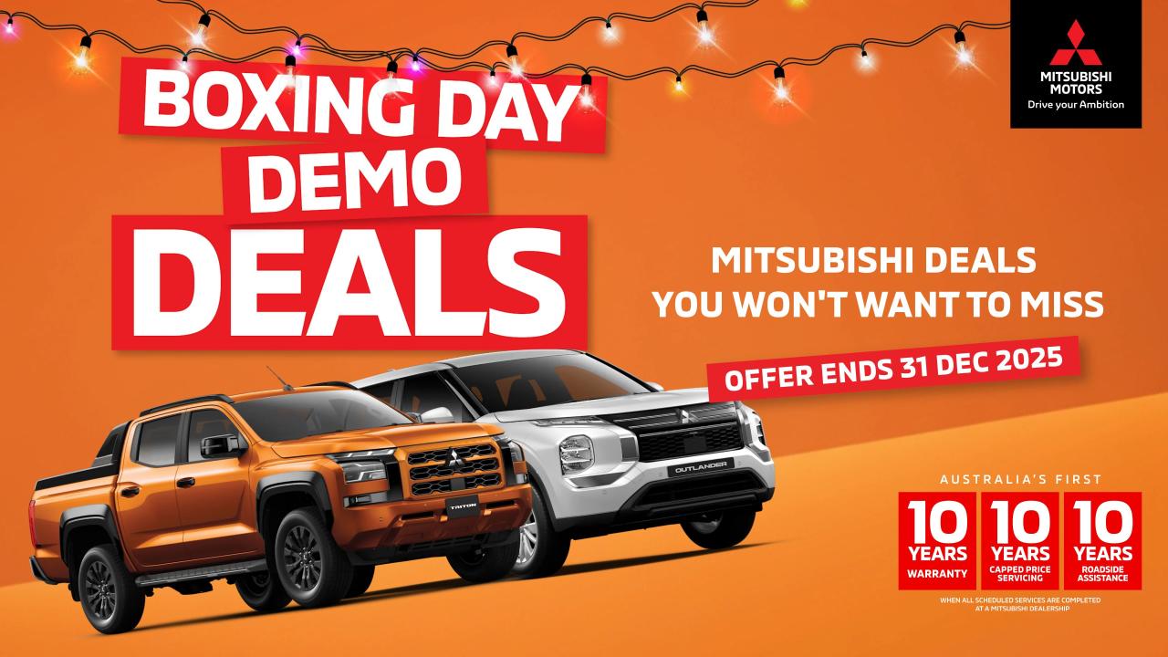 Mitsubishi Boxing Day Demo Sale at Tynan Mitsubishi Kirrawee featured image