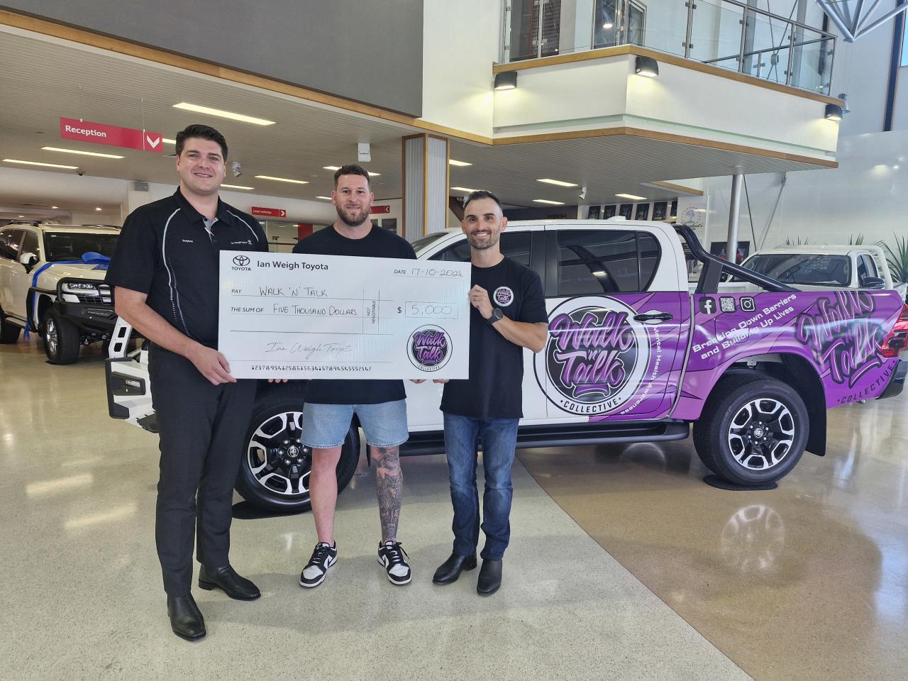 IAN WEIGH TOYOTA PARTNERS WITH WALK ‘N’ TALK COLLECTIVE TO CHAMPION MEN’S MENTAL HEALTH featured image