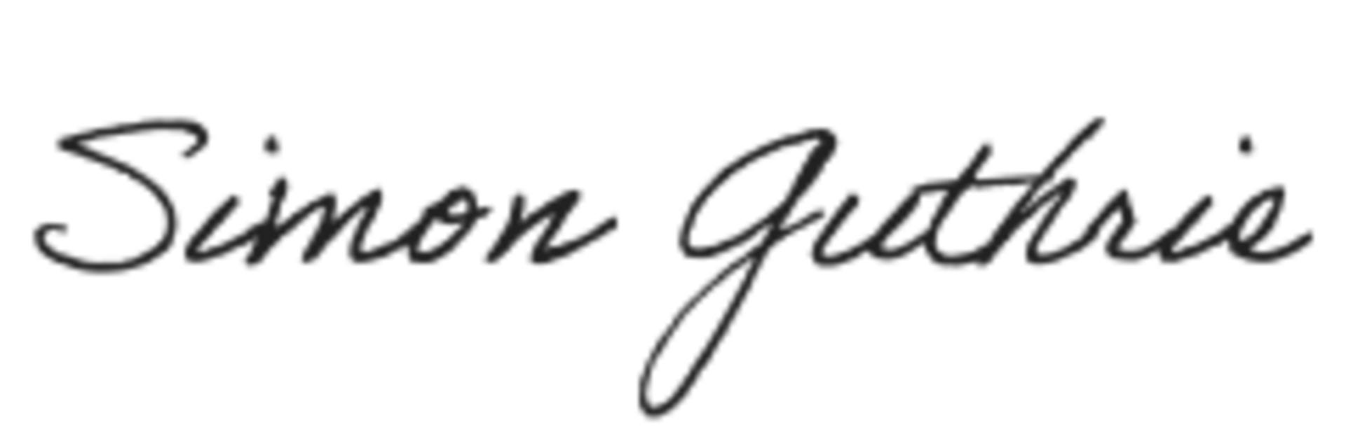 Simon Guthrie signature