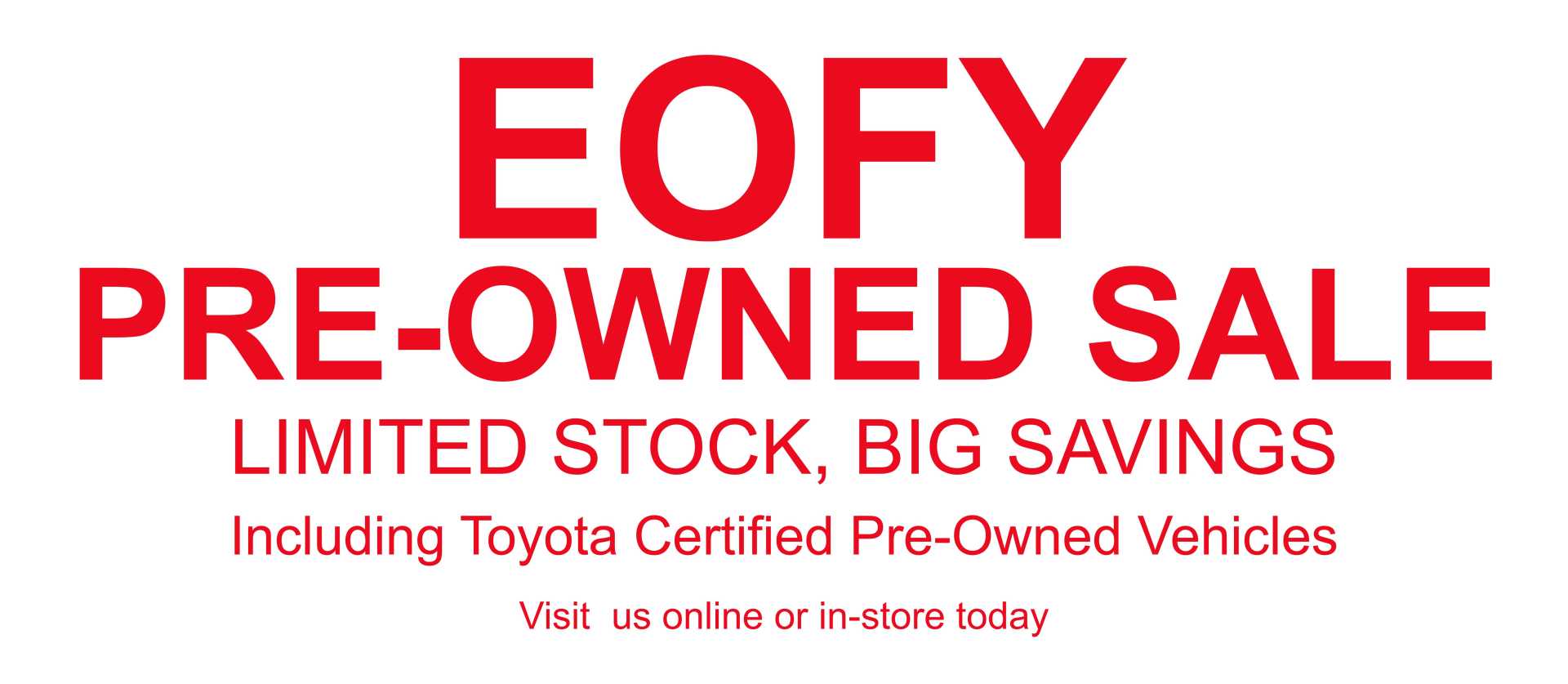 A new car promotion