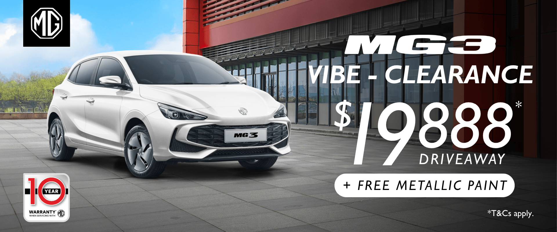 MG Vibe Clearance