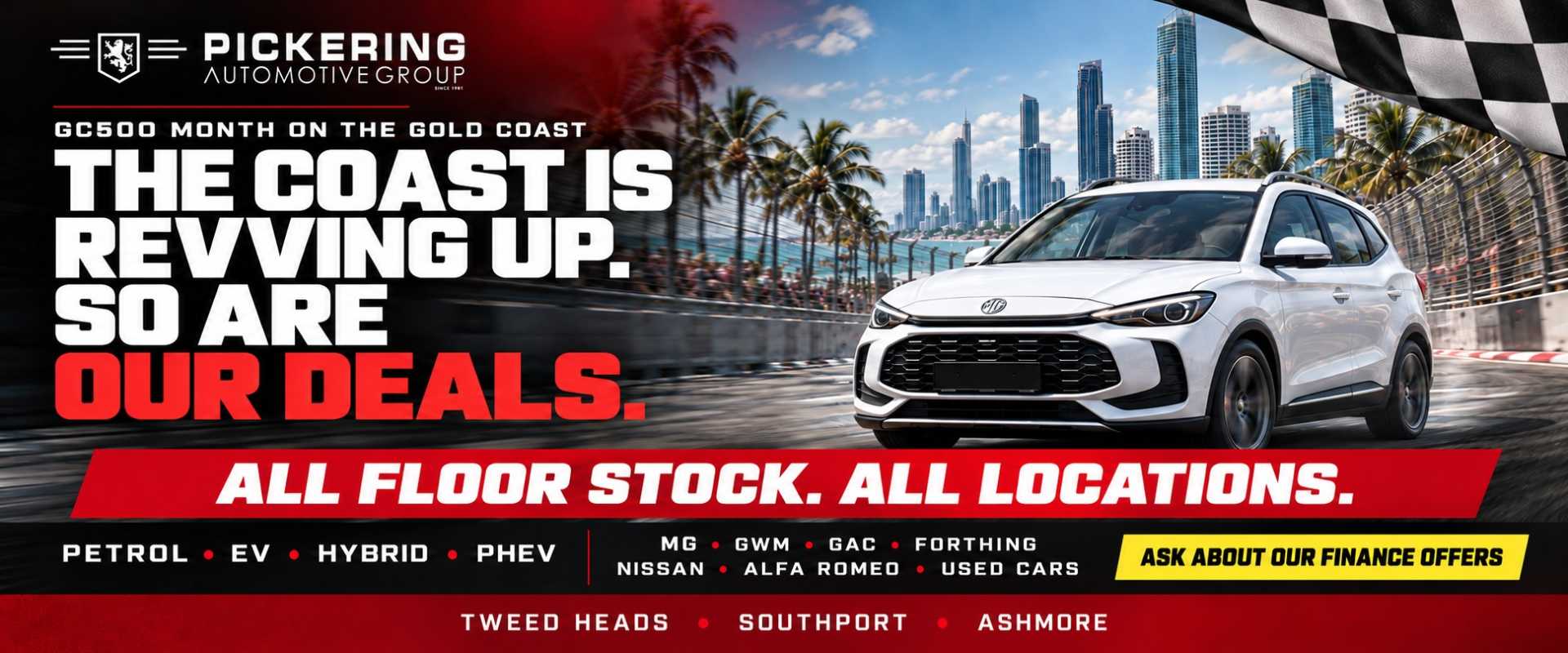 A new car promotion