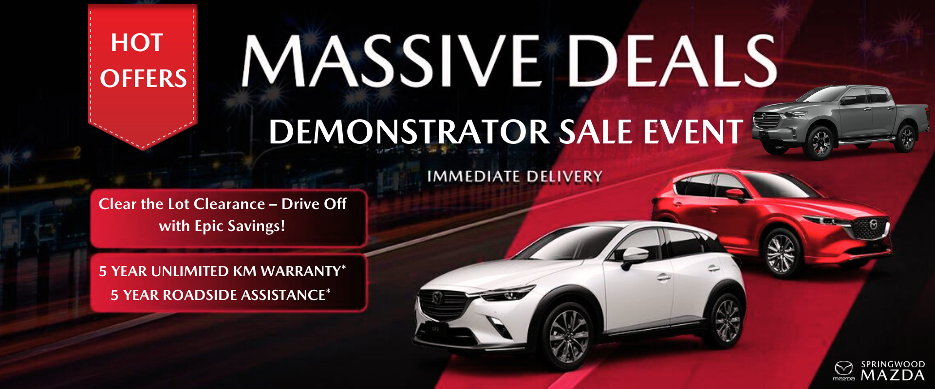 DEMONSTRATOR SALE EVENT