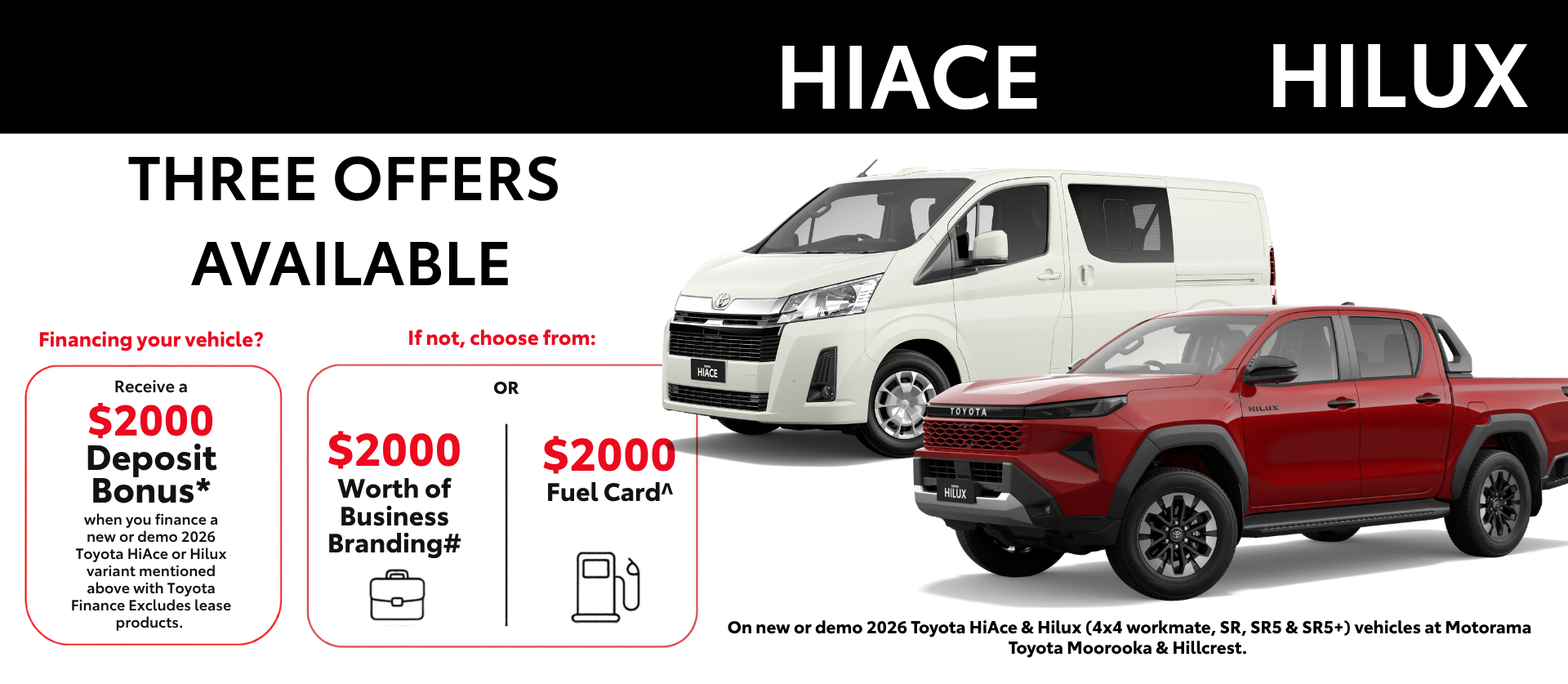A new car promotion