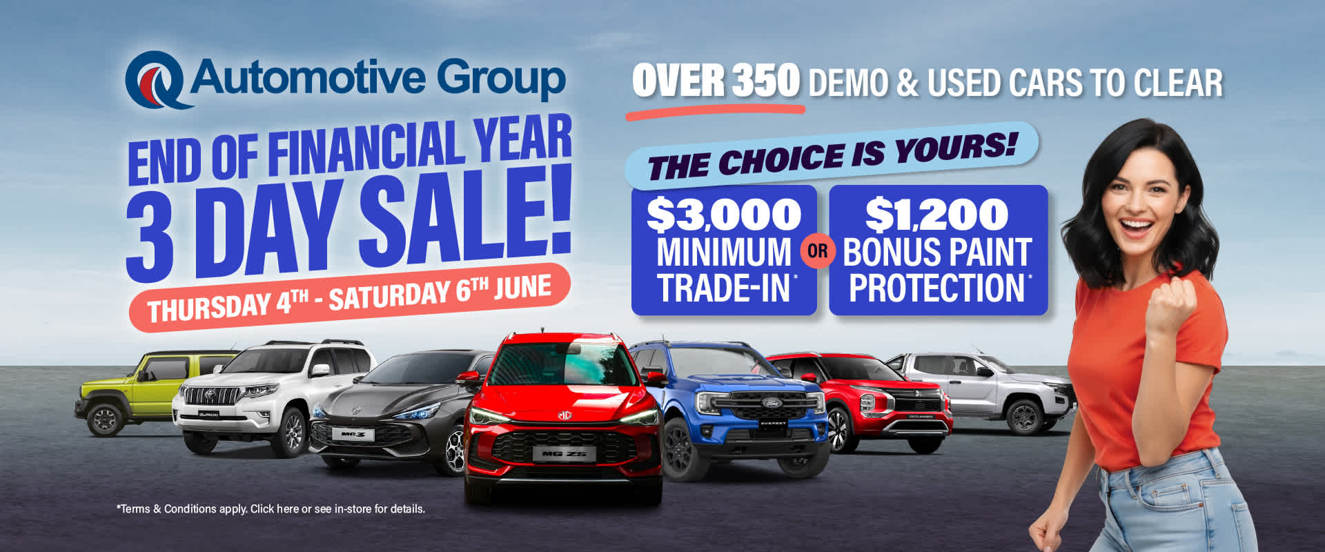 Q Auto 3-Day Sale