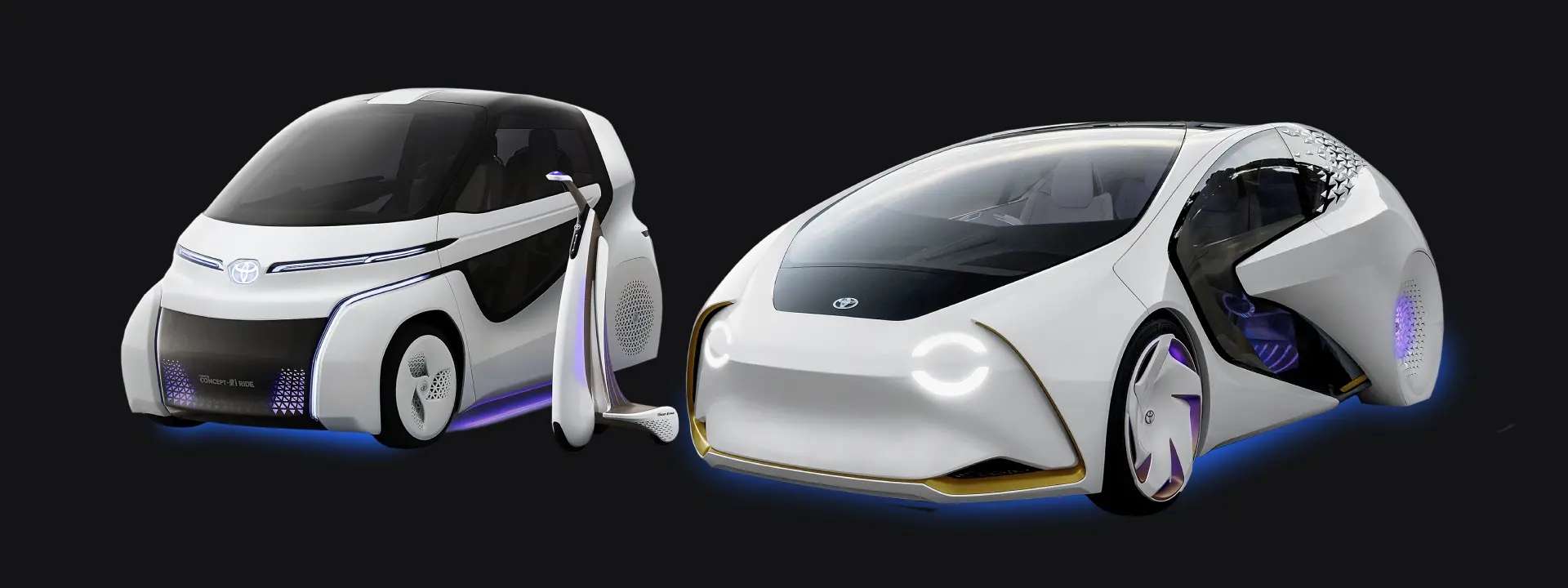 Concept vehicles shown. Not available for purchase.