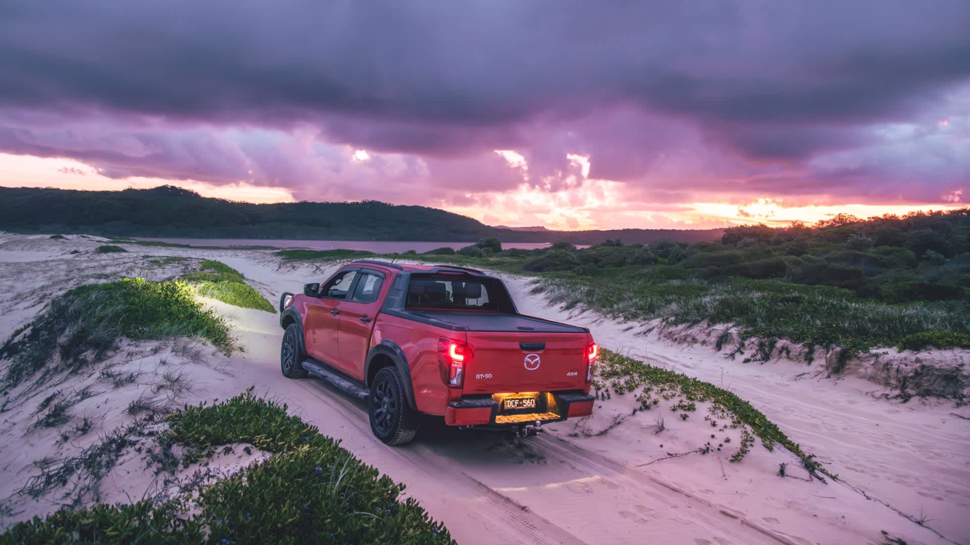 Mazda BT-50 Hits the Beach