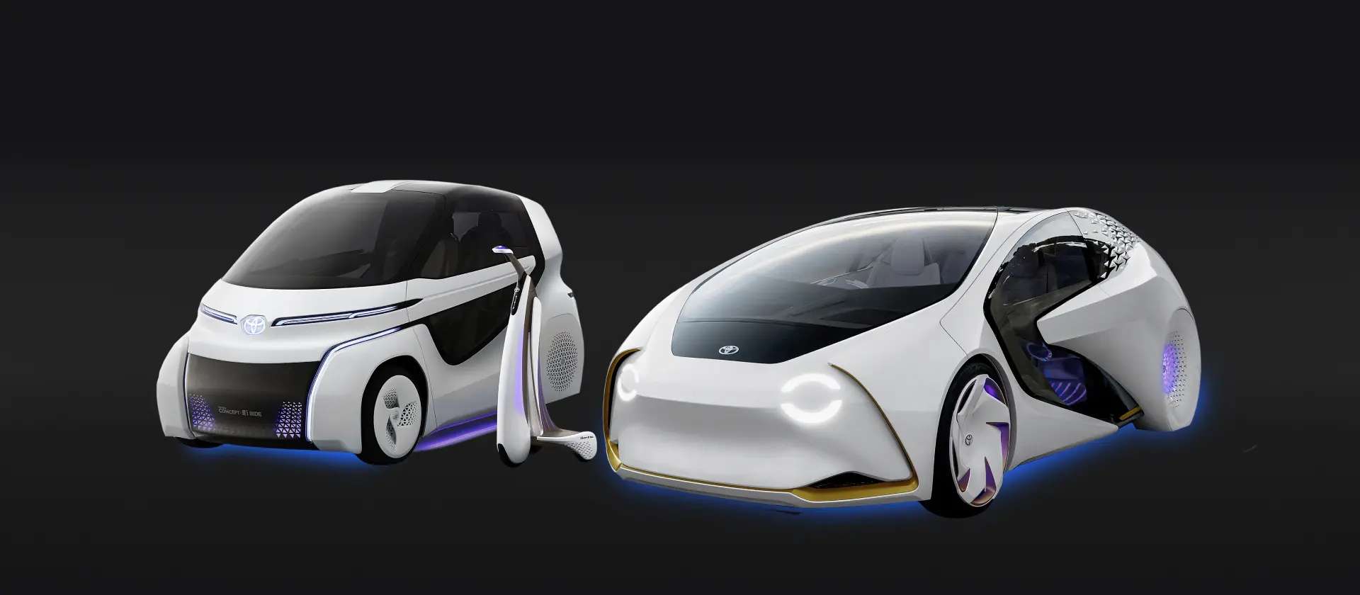 Concept vehicles shown. Not available for purchase.