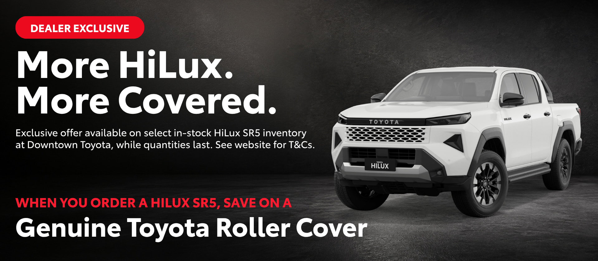 HiLux SR5 Roller Cover Offer