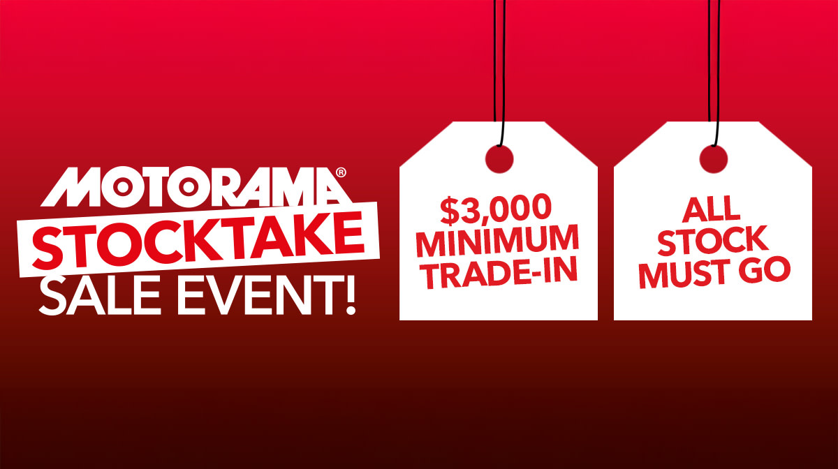 Motorama Stocktake Sale Event