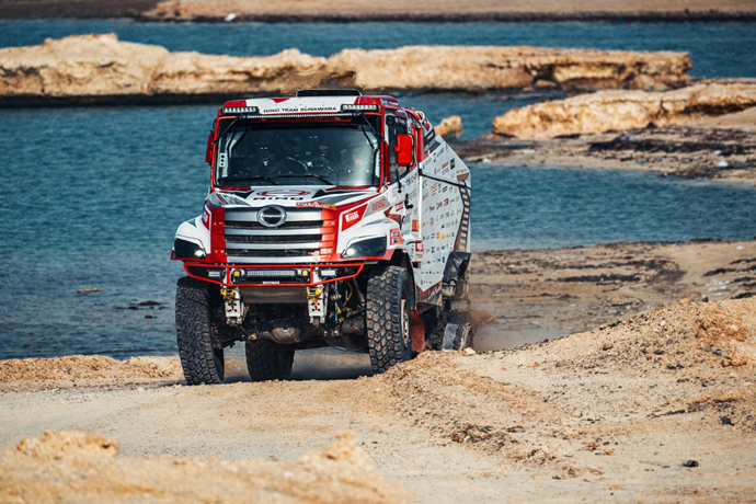 Team Sugawara Hino recorded its 35th consecutive finish at the gruelling 2026 Dakar Rally in Saudi Arabia.