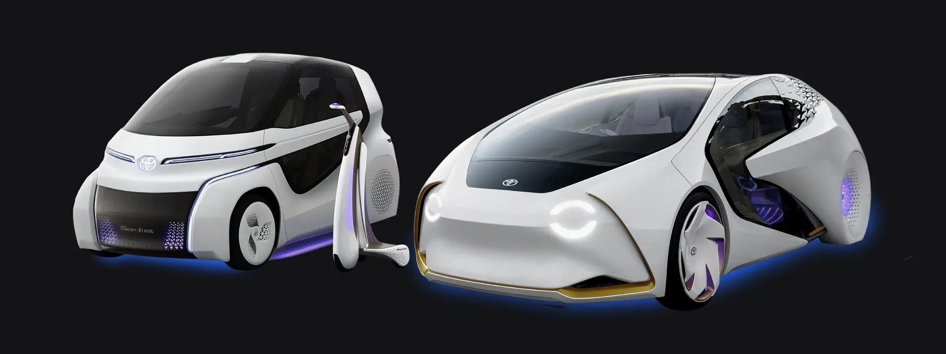 Concept vehicles shown. Not available for purchase.