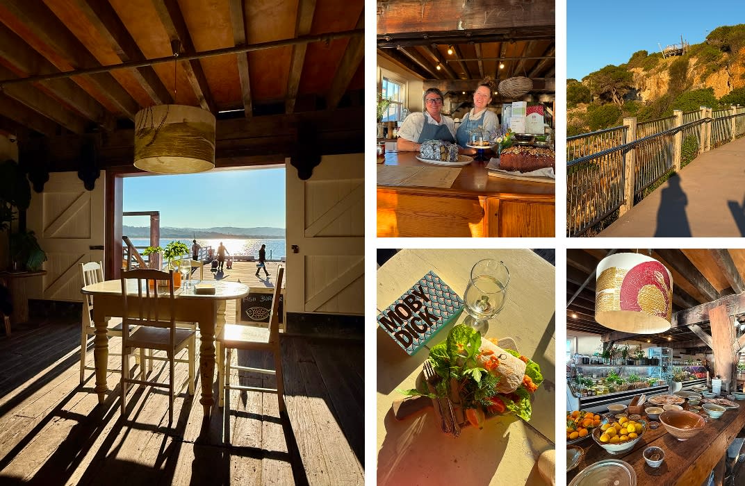 Tathra – The Wharf Local, and the accessible walkway to the lookouts of Tathra headland