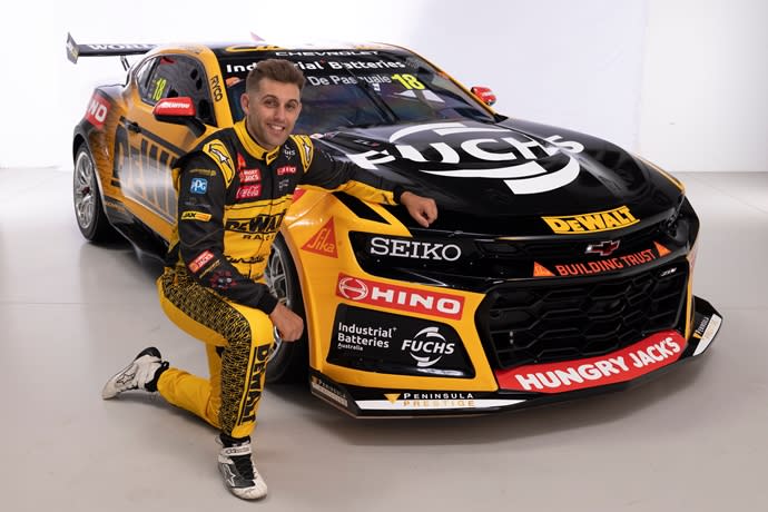 Team 18 has revealed its #18 Chevrolet Camaro Supercar, which will be raced by Anton De Pasquale