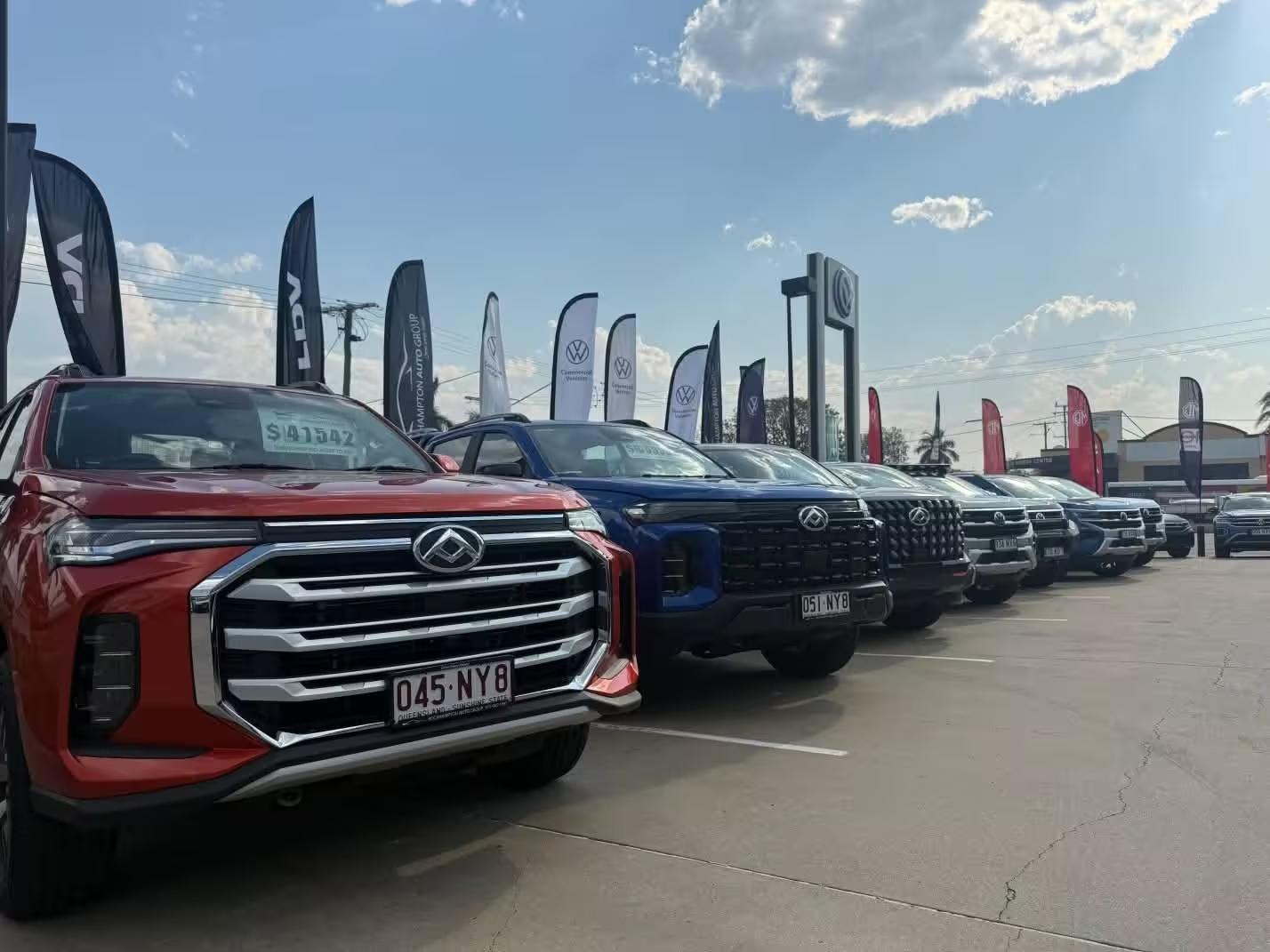 Rockhampton Auto Group dealership yard