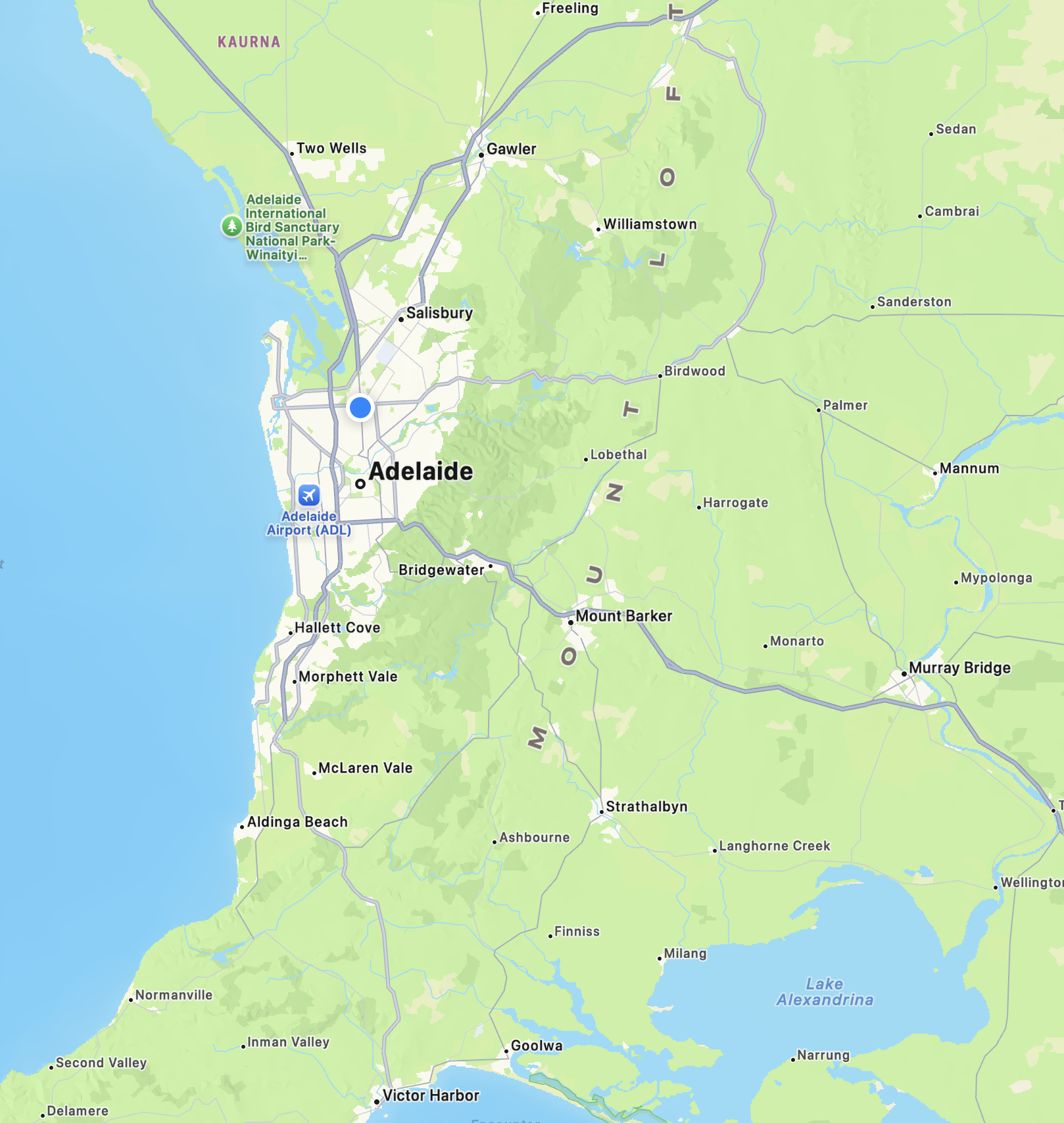 Map of our Adelaide service area