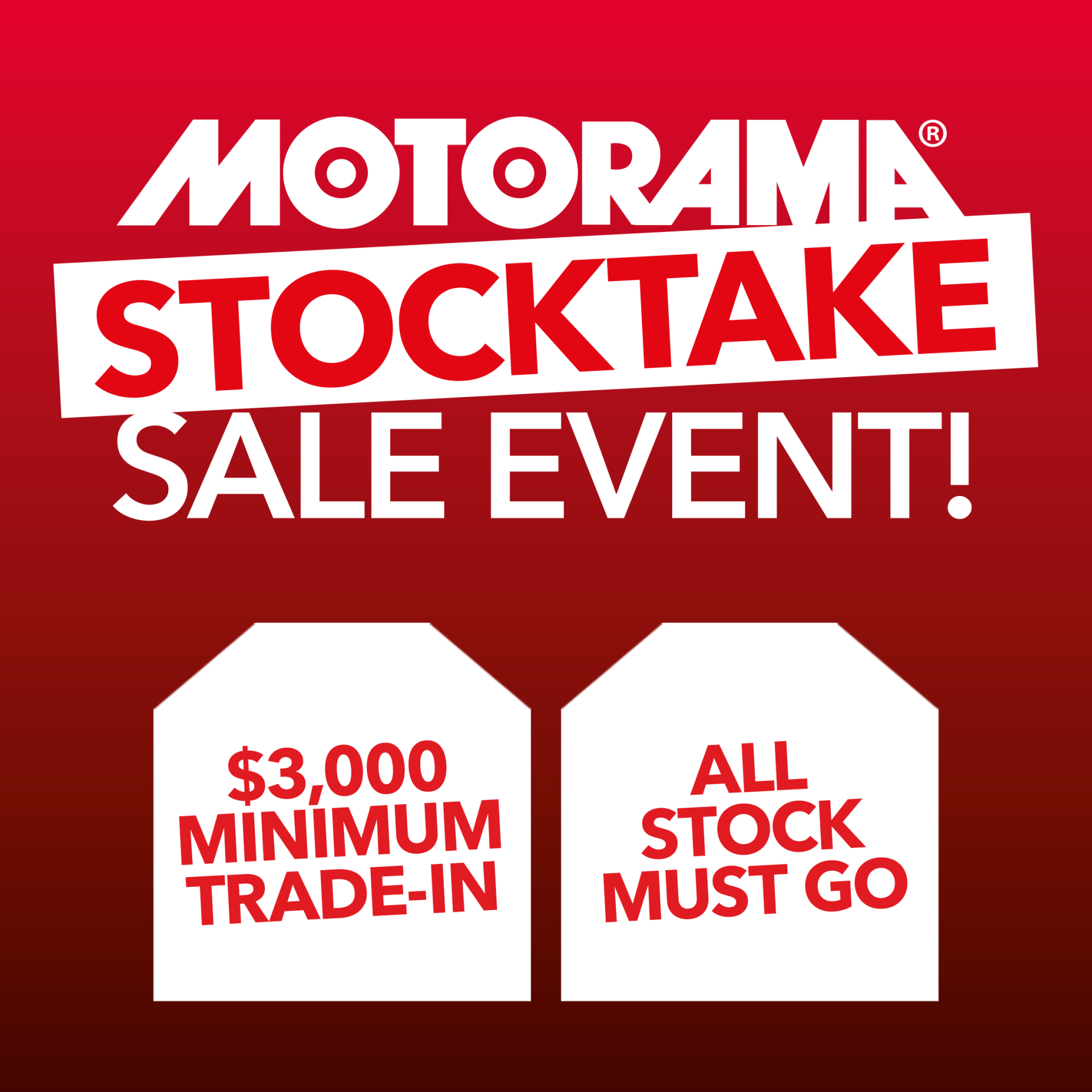 Stocktake Sale July 2026