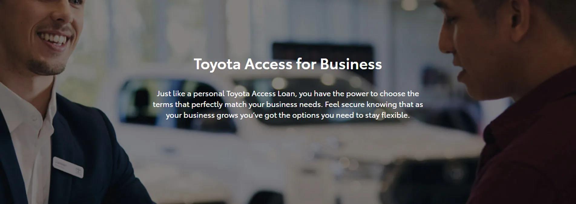 Toyota Access for Business