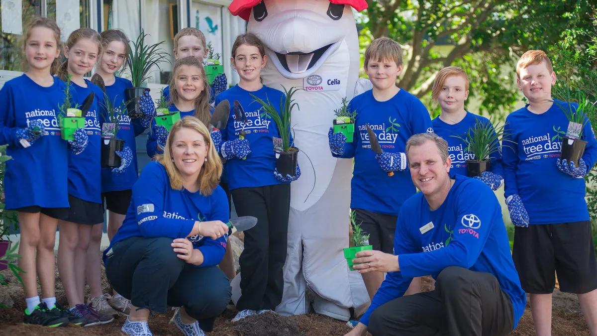 Getting our hands dirty on National Tree Day. Proudly supporting local tree planting events in our region for over 20 years. 