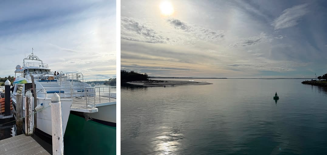 Leaving Huskisson for a Whale Cruise with Jervis Bay Wild
