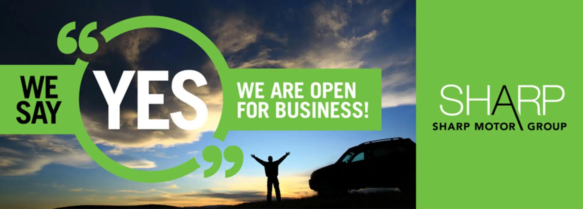 Open For Business