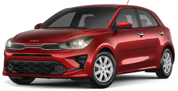 Red Kia Rio