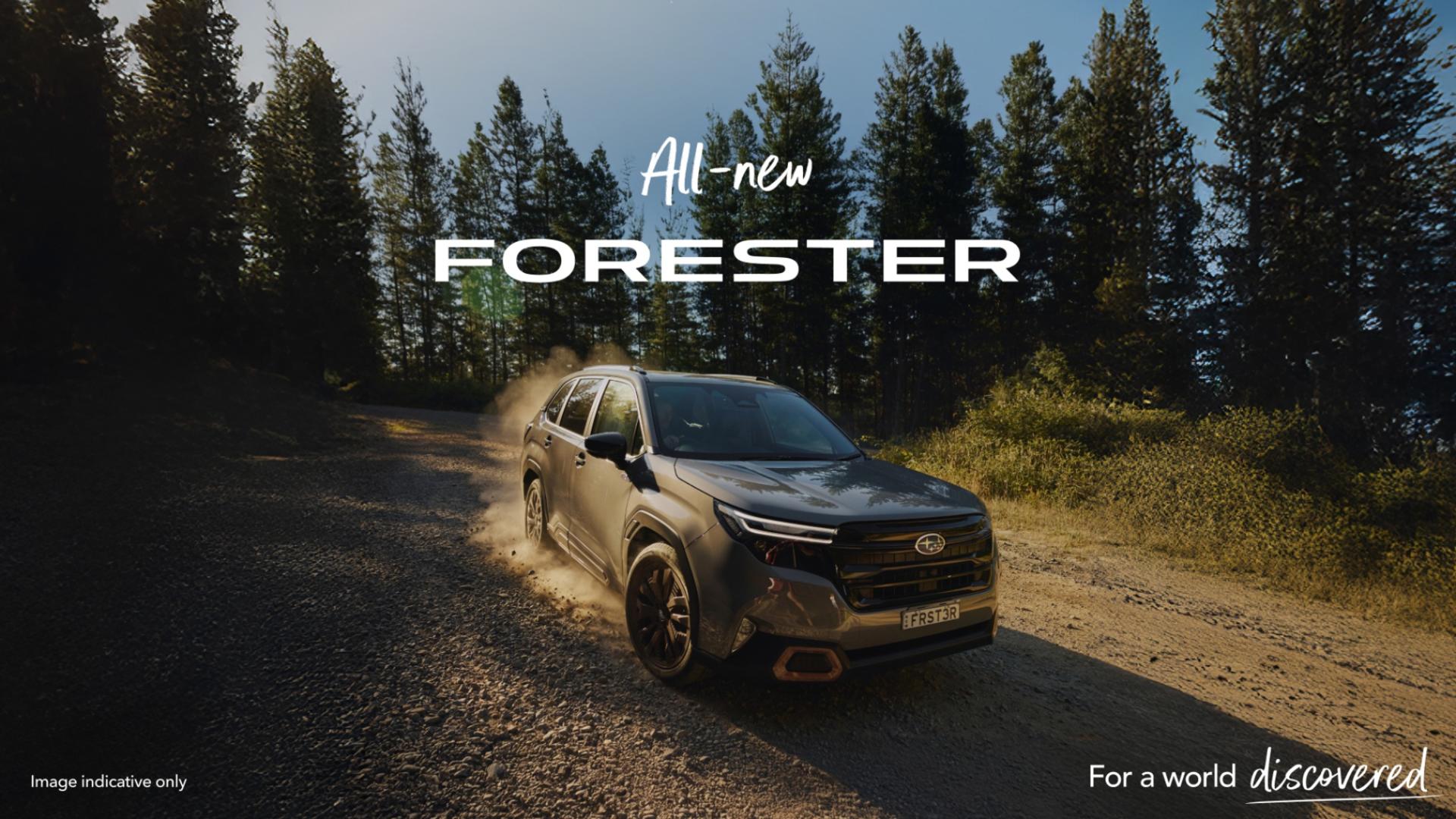 Register Your Interest: All-New Subaru Forester at Tynan Subaru banner