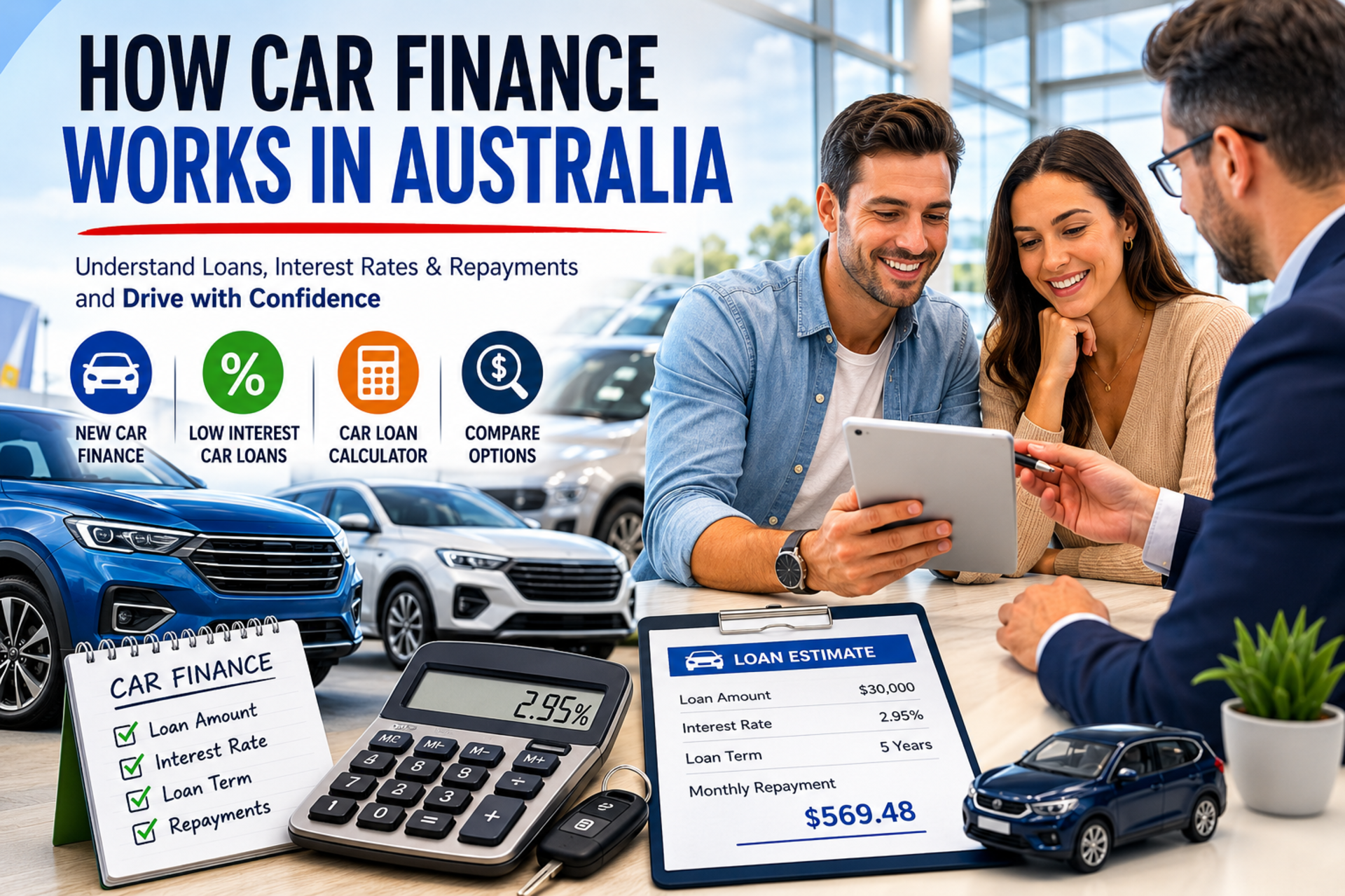 How Car Finance Works in Australia banner