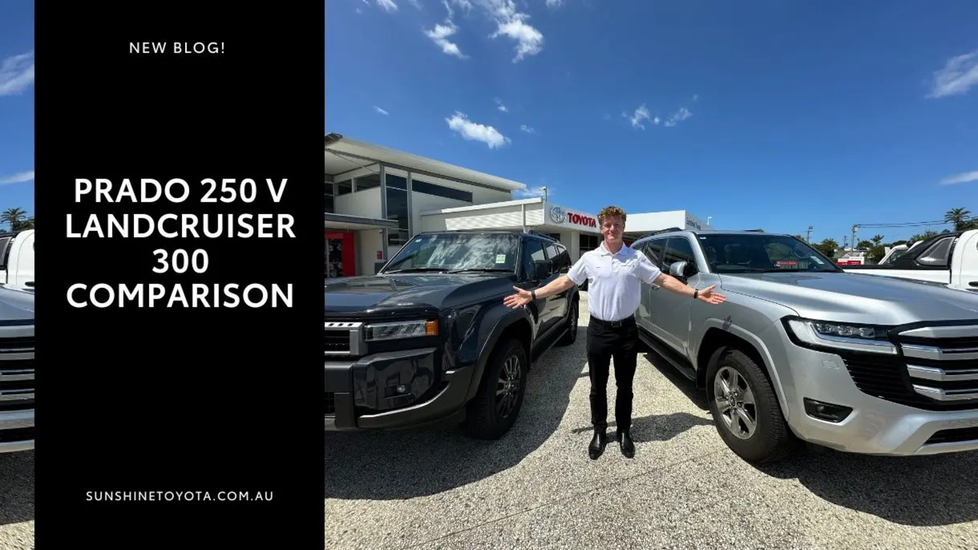Prado 250 v LandCruiser 300 Comparison banner
