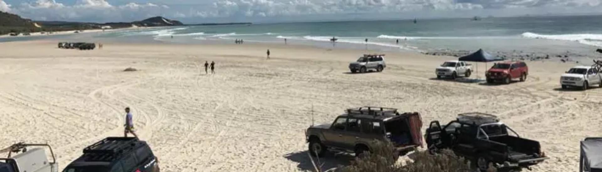 Glamping on Moreton Island banner