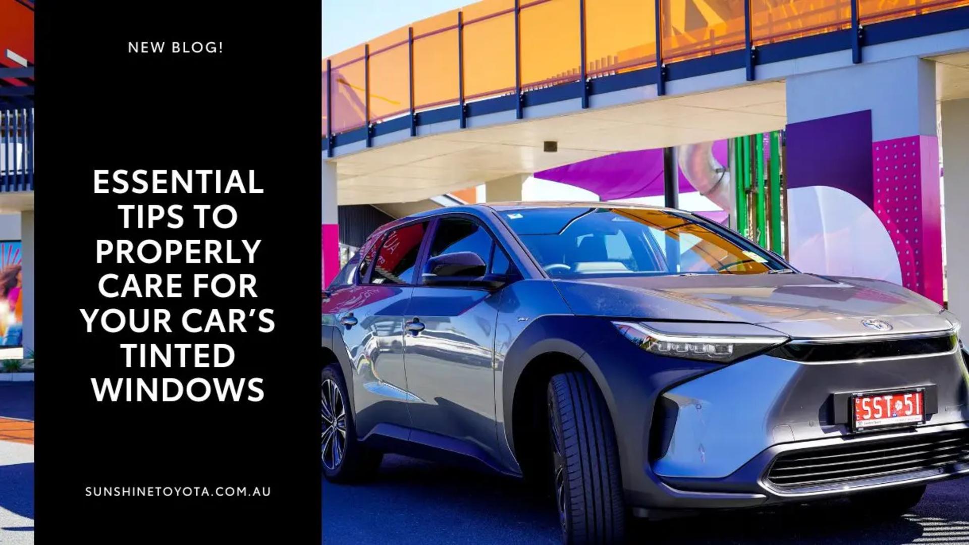 Essential Tips to Properly Care for Your Car’s Tinted Windows banner