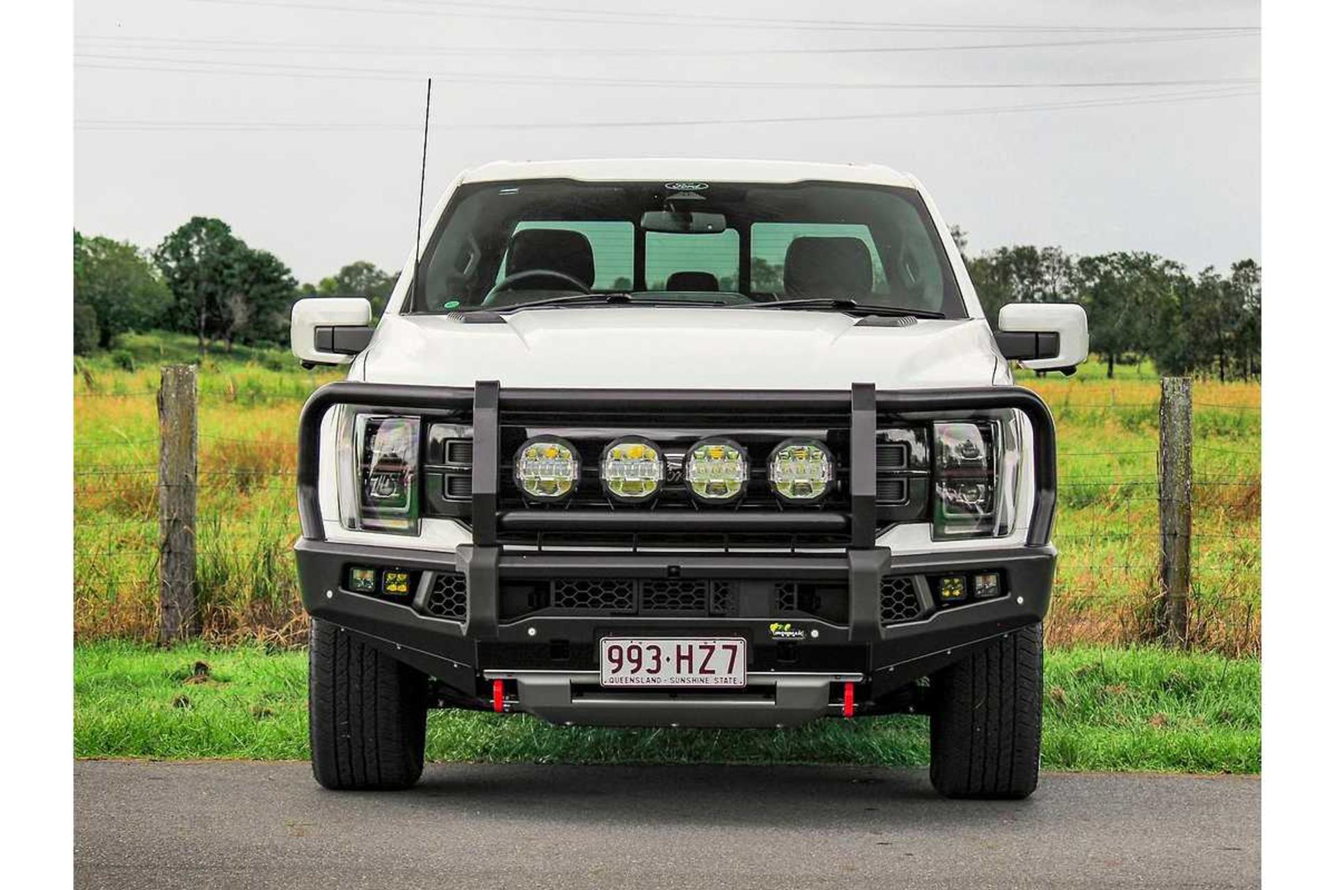 Apex Bull bar with 4 x 9" Scope LEd driving lights