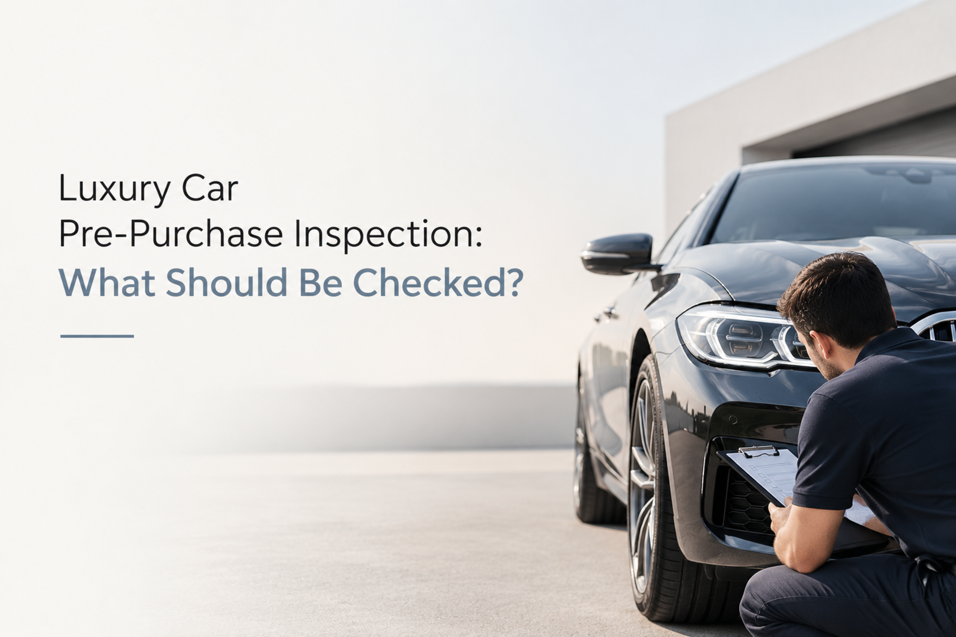 Luxury Car Pre-Purchase Inspection: What Should Be Checked? banner