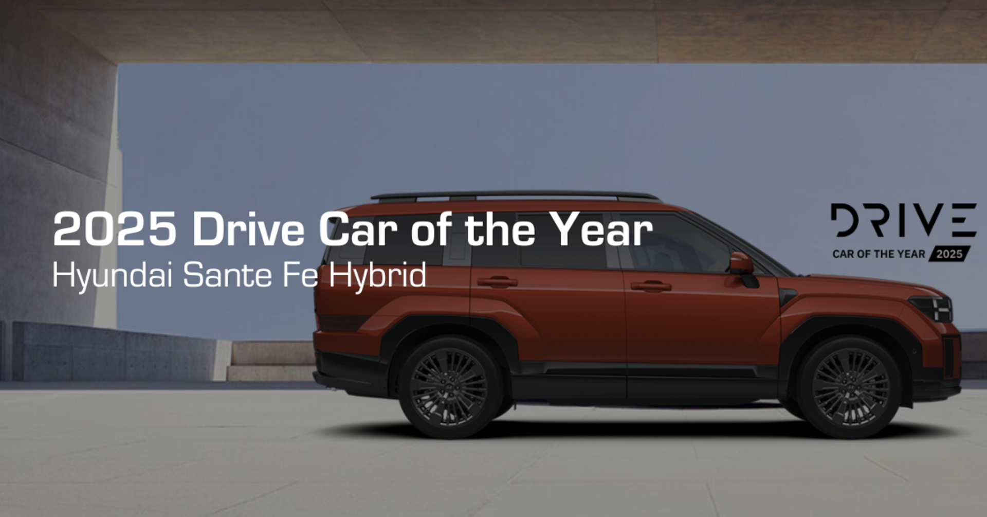 2025 Drive Car of the Year: Hyundai Santa Fe Hybrid banner