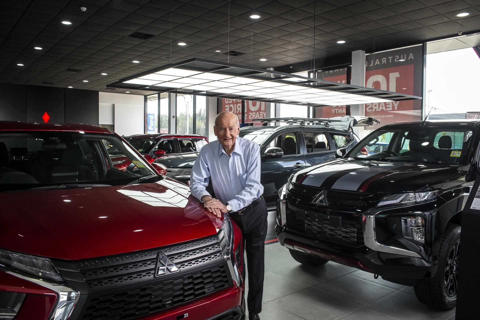 John Hughes at Mitsubishi dealership