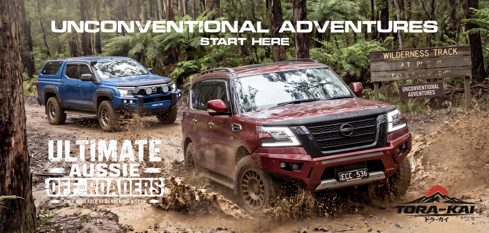Tora-Kai Navara & Patrol | Dandenong Nissan banner
