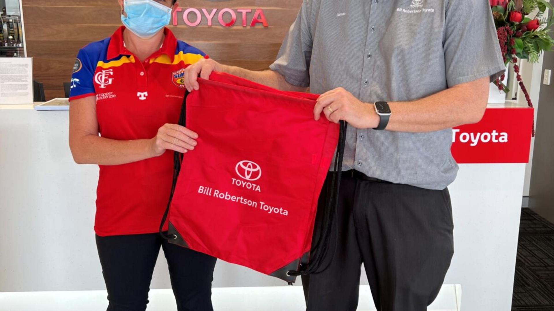 Bill Robertson Toyota Ready To Kick Goals With Local AFL Club banner