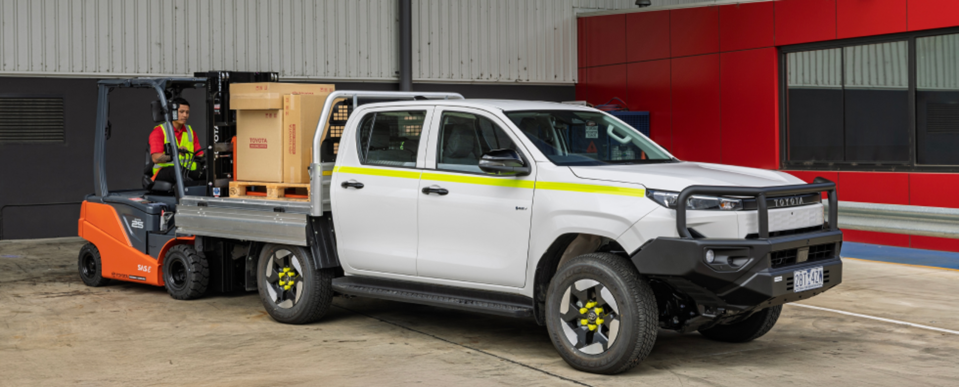 BEV HiLux arriving May 2026 banner