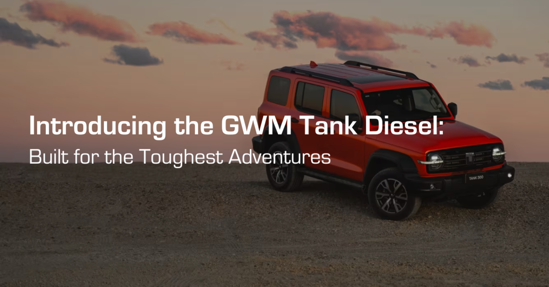 GWM Tank&nbsp;