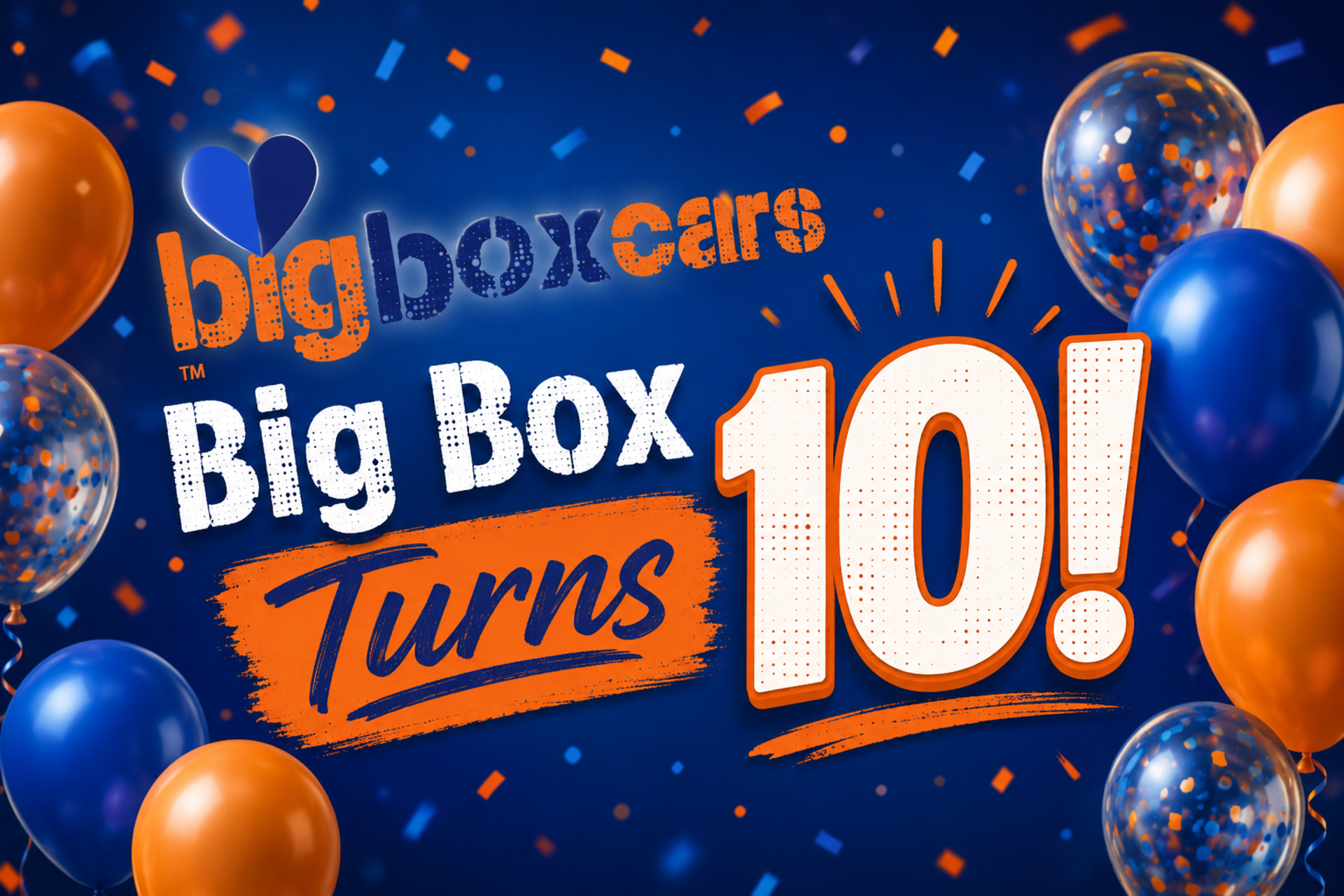 Big Box Turns 10: Celebrating a Decade of Cars, Community & Customers banner